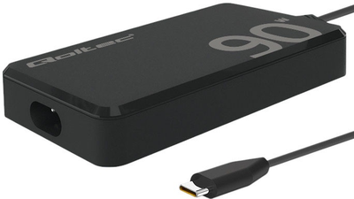 Zasilacz Qoltec GaN 20V 90W 4.5A USB-C 3.1 Black (5901878524221)