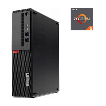 Компьютер Lenovo ThinkCentre M725s SFF / AMD Ryzen 5 PRO 2400G (4 (8) ядра по 3.6 - 3.9 GHz) / 8 GB DDR4 / 240 GB SSD / AMD Radeon RX Vega 11 Graphics / DisplayPort б/у