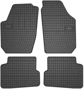 Комплект автомобільних килимків Frogum Basic El Toro для Seat Cordoba III від 2008 / Skoda Fabia II 2007–2014 Чорний 4 шт (5906764032736)