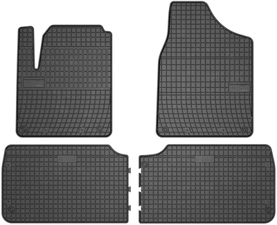 Dywaniki samochodowe Frogum Basic El Toro do Seat Alhambra 1995–2010 / Ford Galaxy 1995–2006 / Volkswagen Sharan I 1995–2010 Czarne 4 szt (5907377541257)