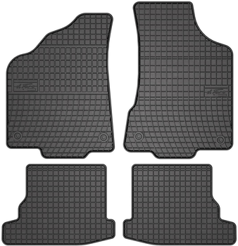 Dywaniki samochodowe Frogum Basic El Toro do Volkswagen Polo III 1994–2001 Czarne 4 szt (5907377541585)