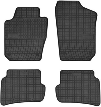 Dywaniki samochodowe Frogum Basic El Toro do Seat Ibiza IV 2008–2017 / Skoda Fabia III 2014–2021 Czarne 4 szt (5907377541950)