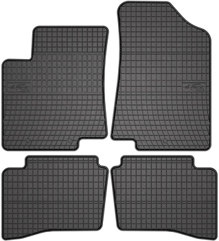 Dywaniki samochodowe Frogum Basic El Toro do Kia Rio III UB 2011–2017 Czarne 4 szt (5907377540304)