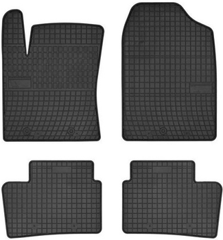 Комплект автомобільних килимків Frogum Basic El Toro для Hyundai i10 II 2013–2019 Чорний 4 шт (5907377541820)