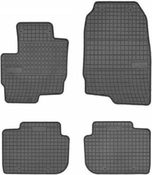 Комплект автомобільних килимків Frogum Basic El Toro для Mitsubishi Colt VI 2008–2012 Чорний 4 шт (5907377541264)