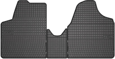 Dywaniki samochodowe Frogum Basic El Toro do Citroen Jumpy II od 2007 / Fiat Scudo II od 2007 Czarne 3 szt (5907377541806)