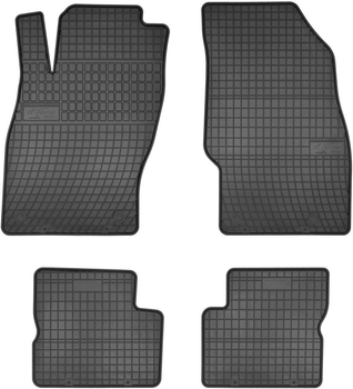 Комплект автомобільних килимків Frogum Basic El Toro для Opel Corsa D 2006–2014 / Opel Adam 2013–2019 Чорний 4 шт (5907377540489)
