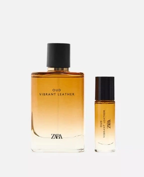 Набор мужской парфюмированной воды Zara Vibrant Leather Oud 100мл+10мл