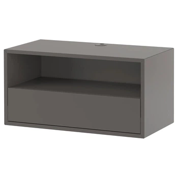 Полиця для ЗМІ ІКЕА EKET 70x35x35 см Темно-сірий (30582025)
