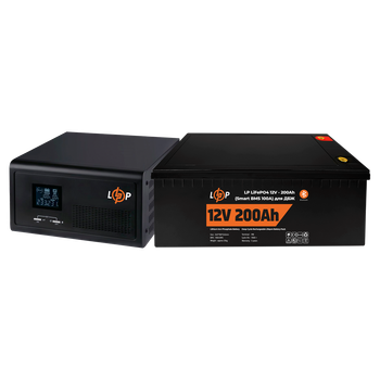 Комплект резервного питания для котла ИБП + литиевая (LiFePO4) батарея UPS 430VA + АКБ LiFePO4 2560W