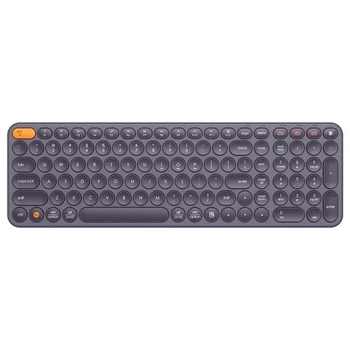 Клавиатура беспроводная Baseus K01B Wireless Tri-Mode Keyboard Frosted 2.4G BT1 BT2, Eng Серый B00955504833-00
