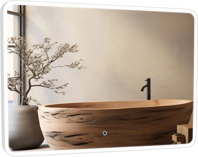 Зеркало Aqua Rodos Donato White 100x70 Sensor с LED-подсветкой