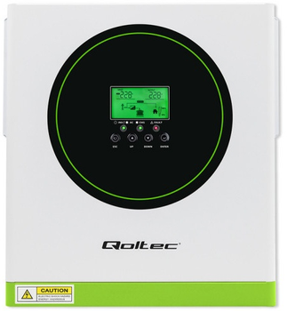 Hybrydowy inwerter Qoltec 1.5 kW 100A 12V MPPT Sinus Wi-Fi option (5901878538631)