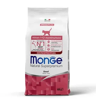 Корм сухий Monge Kitten для кошенят з яловичиною 400 г (8009470011969)