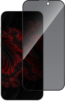 Защитное стекло антишпион Intaleo Privacy для Apple iPhone 15 Pro Max Black (1283126592003)