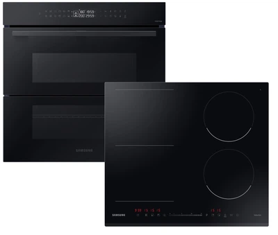 Комплект Духова шафа електрична Samsung NV7B4345VAK/WT + Варильна поверхня індукційна SAMSUNG NZ64R3747BK/WT