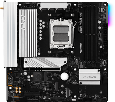 Материнська плата ASRock B850M Pro RS Wi-Fi (sAM5, AMD B850, PCI-Ex16)
