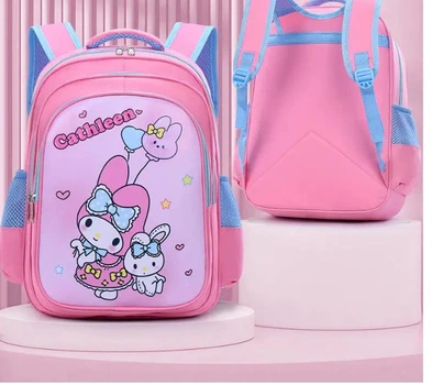 Шкільний аніме рюкзак рожевий портфель для дівчинки Май мелоді My Melody та Kuromi, 42х32х20 см, куромі Sanrio