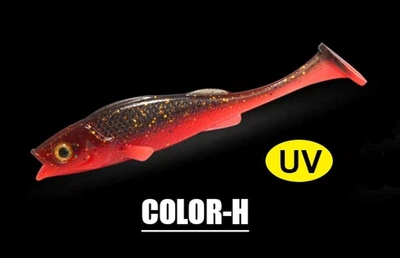Велика силіконова приманка Spinpoler Vigour Perch, 14см/17гр, Color H (3 шт/уп)