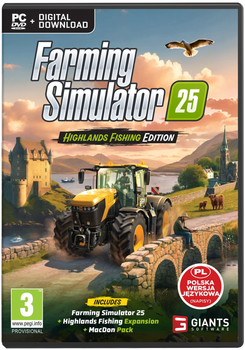 Gra PC Farming Simulator 25: Highlands Fishing Edition (DVD + voucher umożliwiający pobranie) (4064635101170)