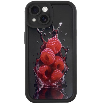Чехол на iPhone 13 / для айфон 13 с картинкой Raspberry