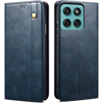Чехол-книжка с кармашками UniCase Leather Wallet для Motorola Edge 60 Pro - Blue