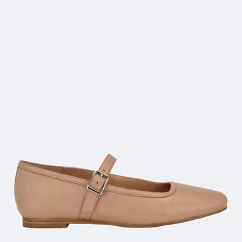 Женские балетки кожаные Calvin Klein 97958751 39 Бежевые (1159837522)