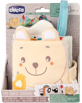 Zabawka dla najmłodszych Chicco My Sweet DouDou Kontrastowa książeczka 3w1 (8058664177059)
