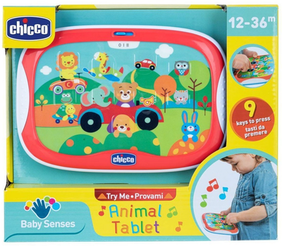 Інтерактивний планшет Chicco Baby Senses Animal (8058664144204)