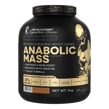 Гейнер Kevin Levrone Black Line Anabolic Mass, 3 кг - Клубника