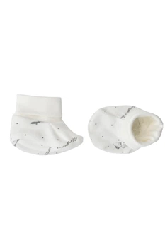 Пинетки детские Бома Lovely Baby 1500.71 Интерлок пени с рисунком, 62р. молочный