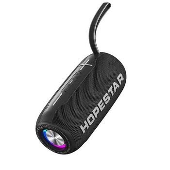 Портативная колонка HOPESTAR H49, RGB, IPX6, USB, AUX, TWS, BT5.0, 2x5W, 2400mAh, 4-6h, Black