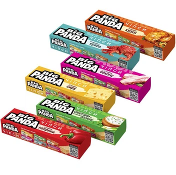 Упаковка чипсов BIG PANDA микс 25 шт. х 50 г