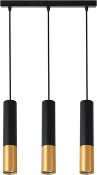 Підвісна люстра DPM SL-1009 3 x GU10 Black/Gold (5906881231098)