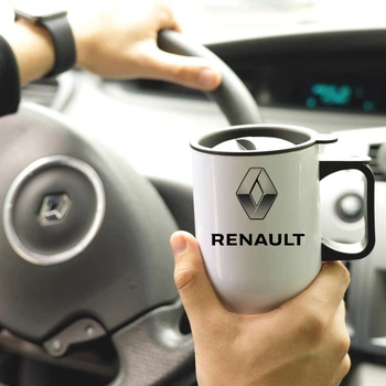 Термокружка RENAULT біла з прінтом 480 мл