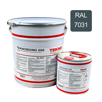 Эпоксидная краска для бетонного пола Teknobond 600 20 кг. Cерая (RAL 7031)