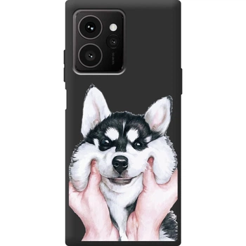 Силиконовый Черный Чехол с Картинкой для HMD Skyline Принт (Собака, Хаски) (66409-ysb004)