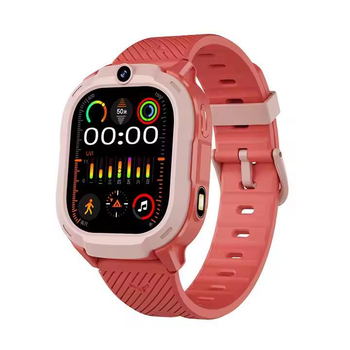 Детские смарт часы T70 S с 4G, прослушкой, видеозвонком и GPS-трекером Красный