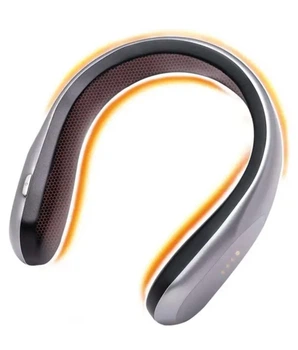 Портативный мини обогреватель для шеи Handy Heater серый 4 режима нагрева 3-6 часов