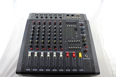Аудиомикшер 6 каналов BT 608D с блютузом и компактным дизайном