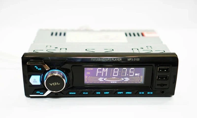 Автомагнитола MP3 3100 Bluetooth 50 Вт 1 DIN с USB и AUX