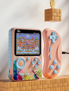 Портативная игровая консоль G5S с джойстиком 500 встроенных игр 3-дюймовый цветной дисплей