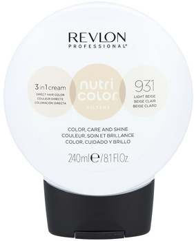 Тонер для волосся Revlon Professional Nutri Color Filters 931 Light beige 240 мл (8007376047082)