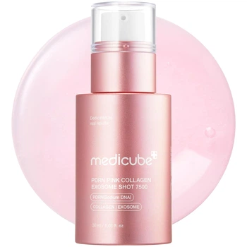 Регенерирующая сыворотка Medicube PDRN Pink Collagen Exosome Shot 7500, 30 мл