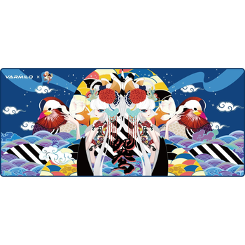 Ігрова поверхня Varmilo Lovebirds Desk Mat XL (900х400х3мм) Blue (ZDB032-01)