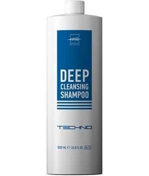 Шампунь для глубокой очистки с витамином E Unic Techno Deep Cleansing Shampoo 1000 мл