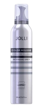 Мусс для окрашивания глубокий пепельный Unic Jolli Color Mousse Intensive Grey 200 мл