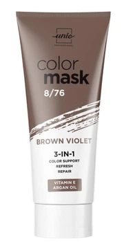 Тонирующая маска для волос 8/76 Коричнево-фиолетовый Unic Color Mask 8/76 Brown Violet 250 мл