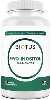 Мио-инозитол Biotus Myo-Inositol 120 капсул в упаковке (ARE-573249)