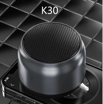 Колонка портативна бездротова K30 Bluetooth 5.0 1200mAh 3W Сіра